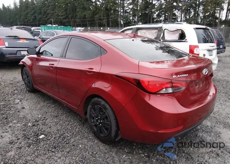 2016 Hyundai Elantra Se z USA, uszkodzony, nr VIN 5NPDH4AE4GH775958